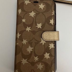 Authentic Coach Phone wallet wristlet
